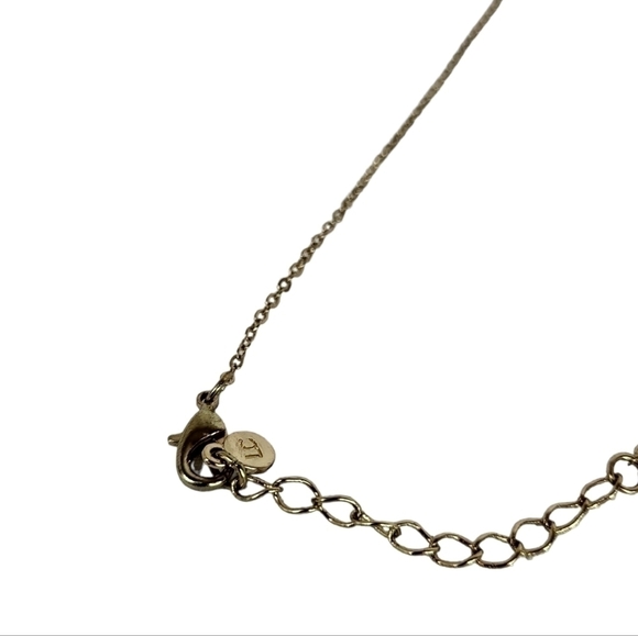 Lauren Conrad Rhinestone Rings Gold Necklace - Picture 3 of 3